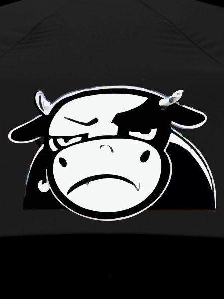 Dub the grumpy cow