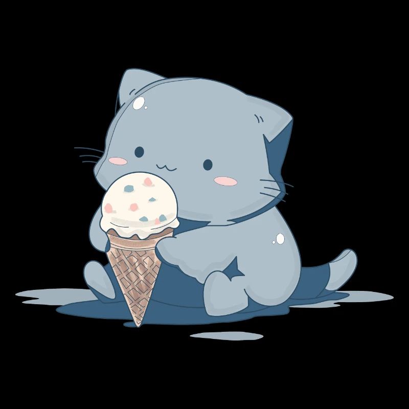 Ice cream kitty