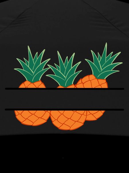Anananas banner orange pineapple