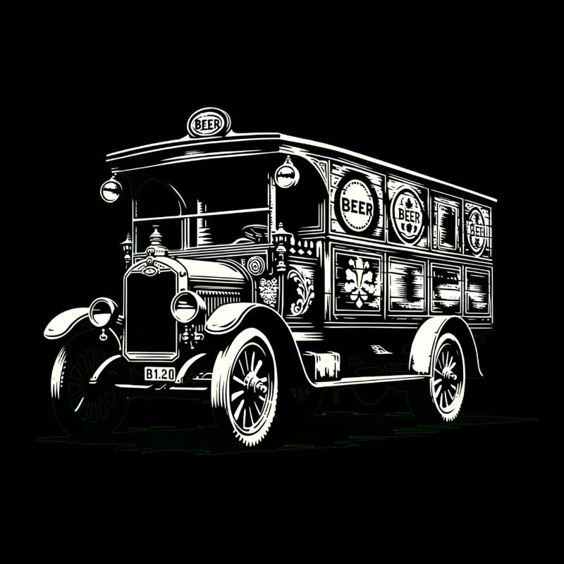 Camion de bière | Cocher de bière
