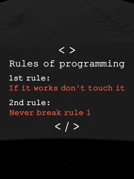 Règles de programmation