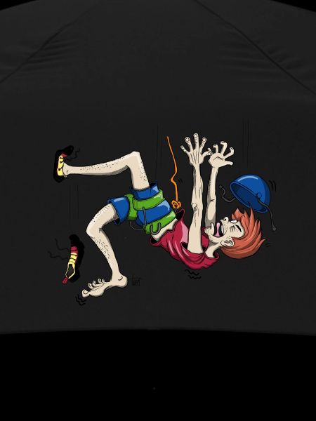 Crashing climber