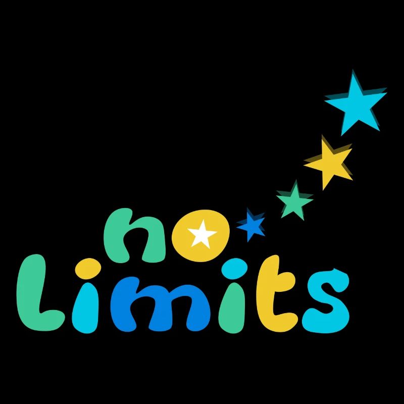 Pas de limites Bleu-Vert