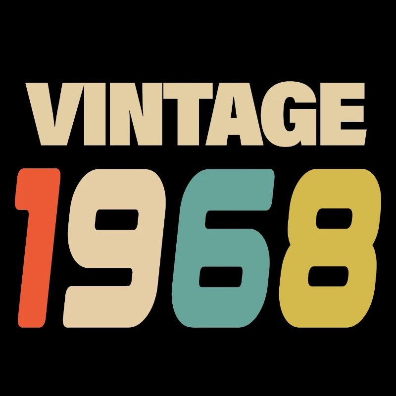 1968 Vintage Retro Classic 1968
