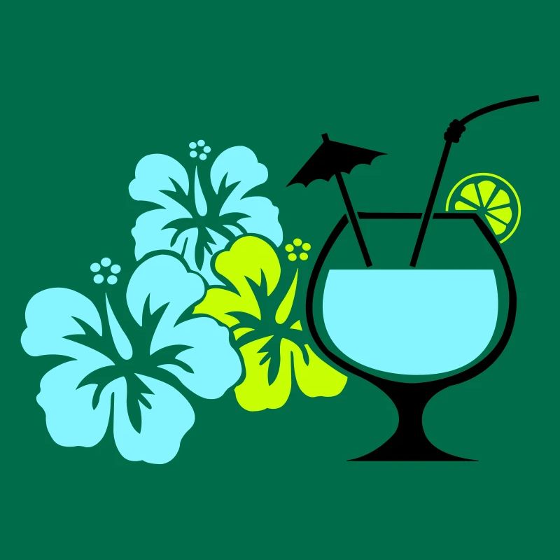 Fleurs de cocktail Hawaï
