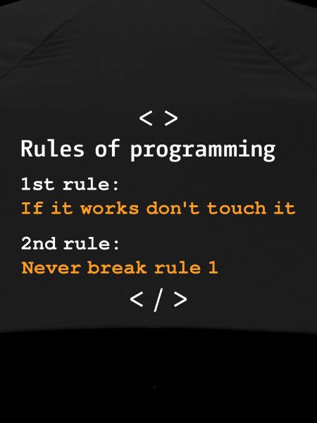 Règles de programmation