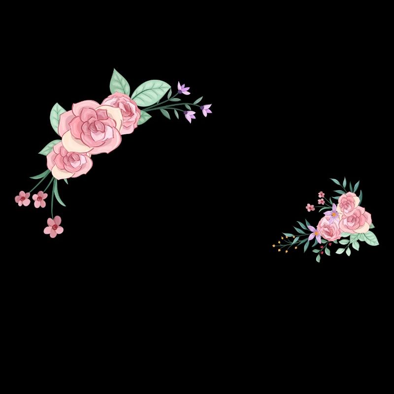 Letter and flowers