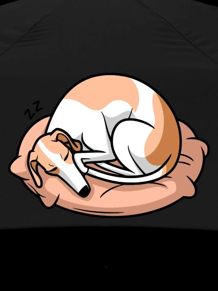 Sleeping Greyhound Dog