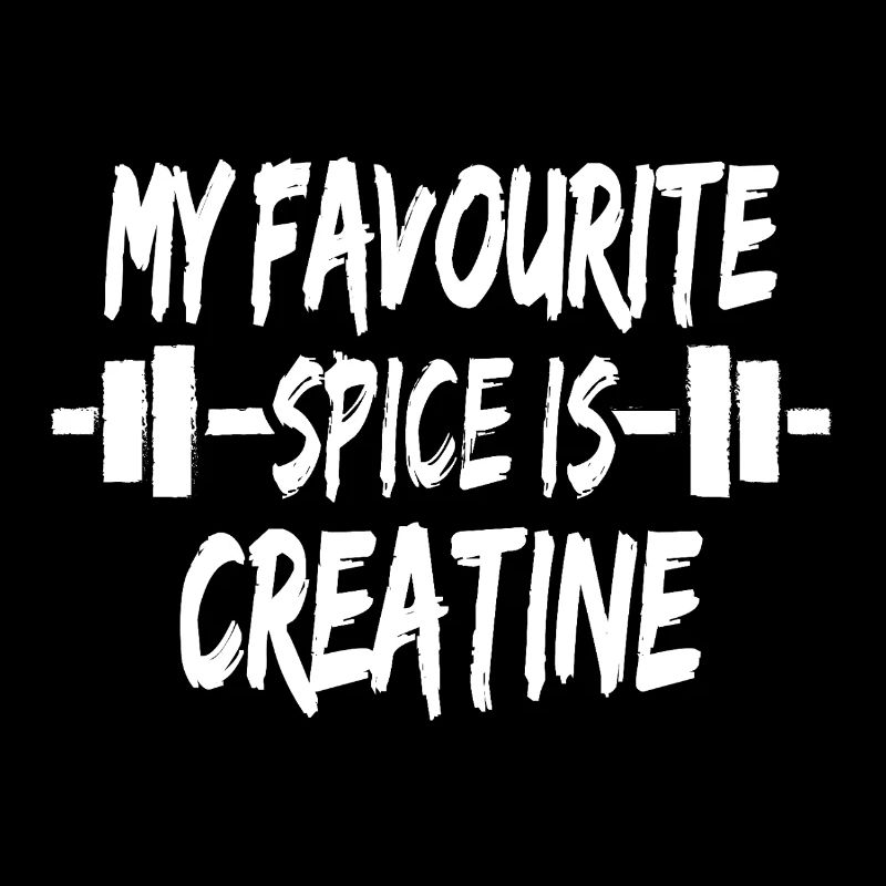 Mon épice préférée est Creatine Funny Gym Lover Gif