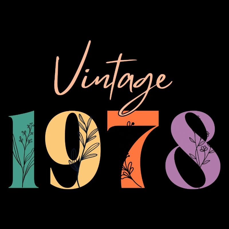 Vintage 1978 florale