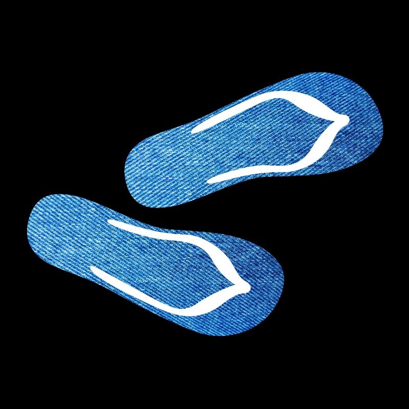 Badelatschen Jeans Latschen Schuhe Flip Flops Camp