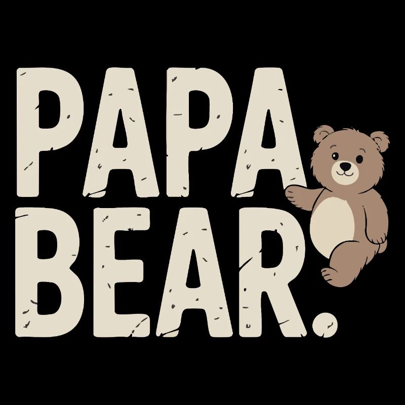 Papa Bear – Un design amusant pour les pères
