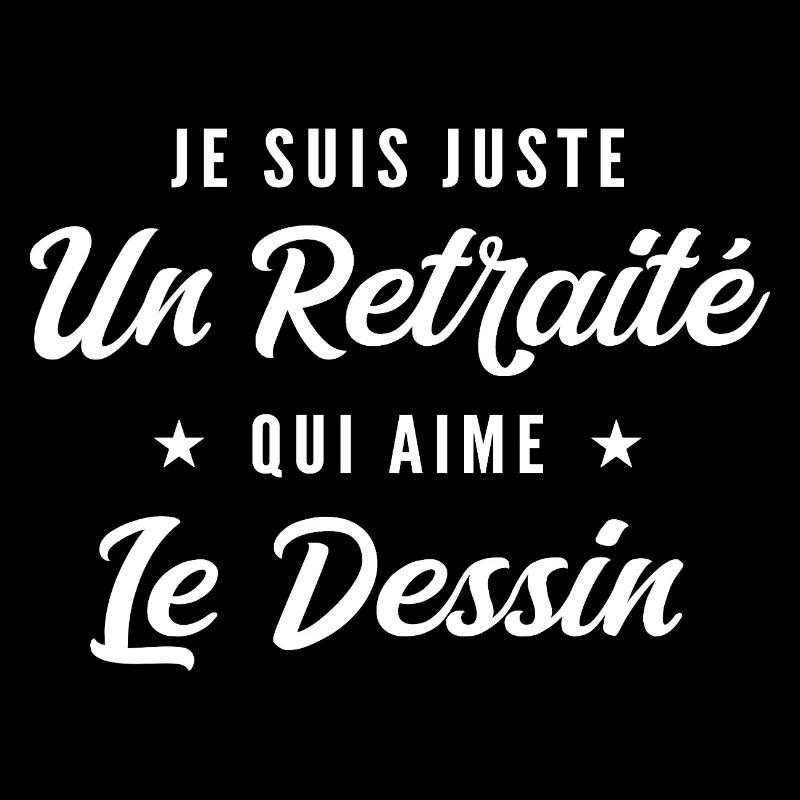 Retraité passionné de dessin