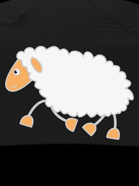 Sheep trots to the shepherd