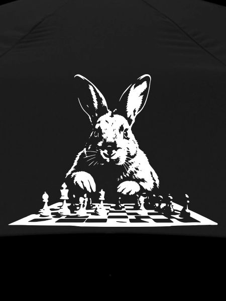 Hase spielt Schach