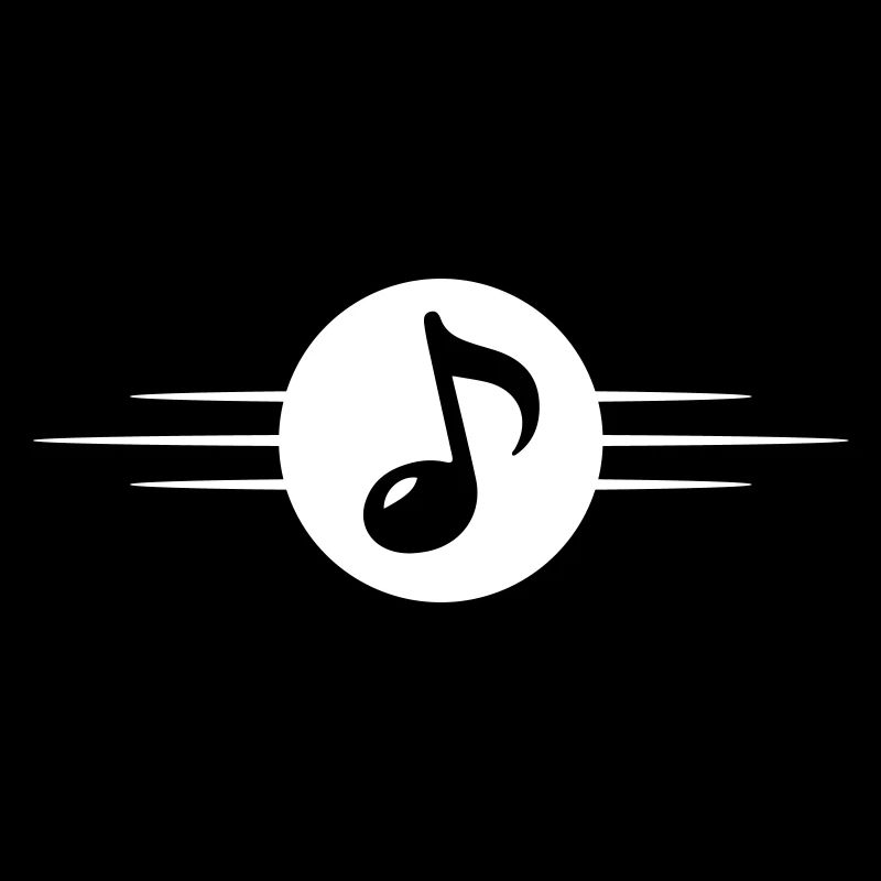 Musiknote Symbol Linie
