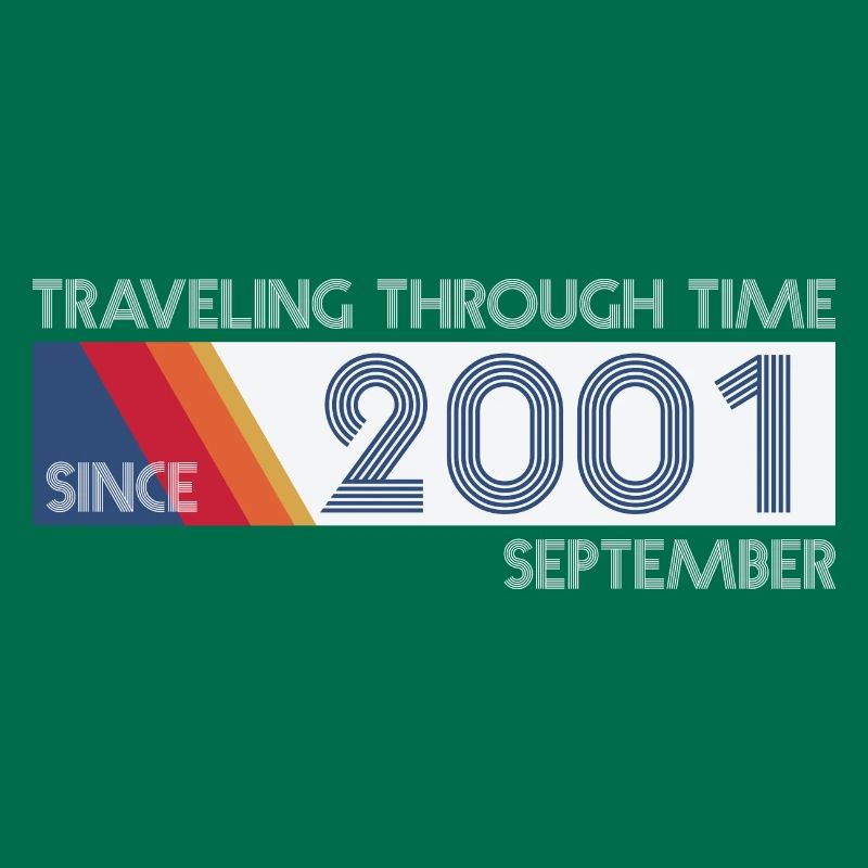 Funny Zeitreise Geburtstags Design September 2001
