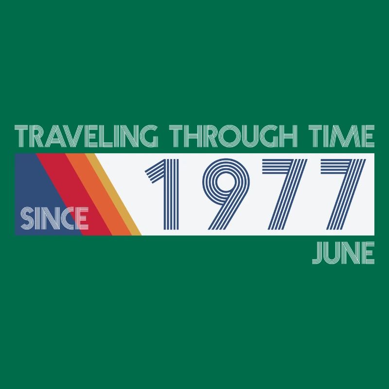 Funny Zeitreise Geburtstags Design Juni 1977