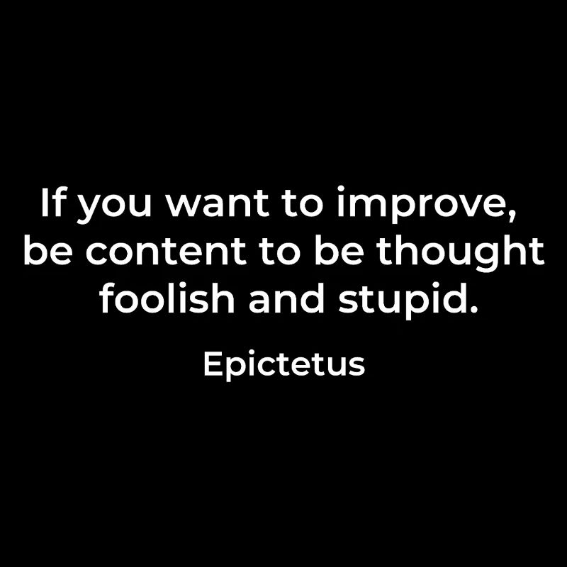 Conception de citation de motivation minimaliste Epicteus