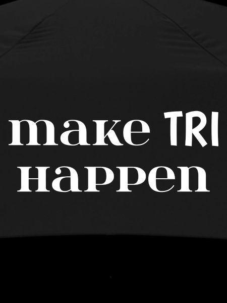 Mach TRI möglich. Triathlon-Geschenk
