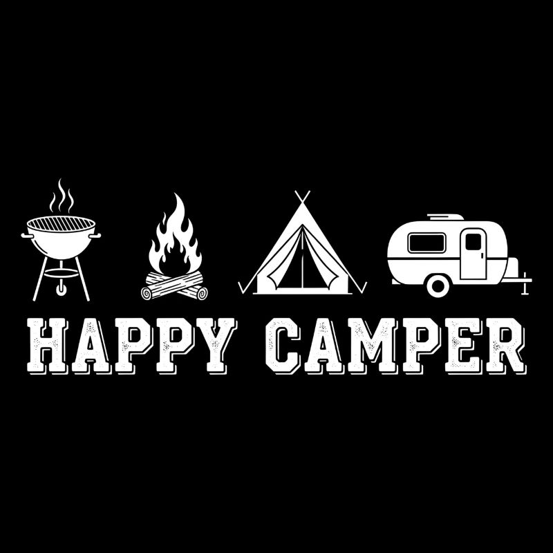 Happy Camper Zelt Grill Caravan
