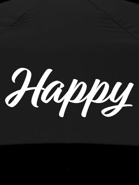 White "Happy" logo