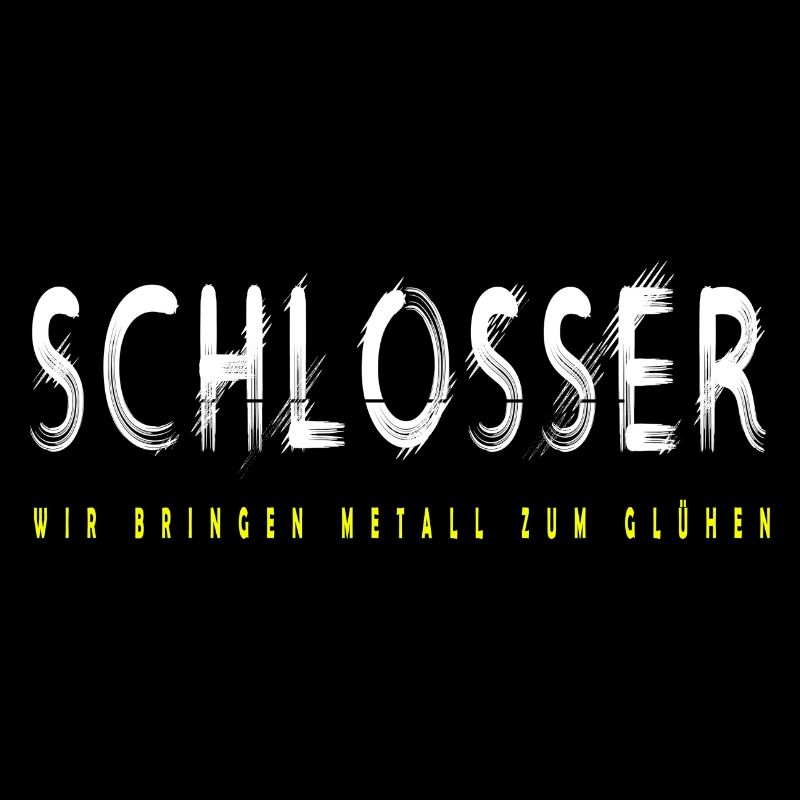 Schlosser Handwerker Design