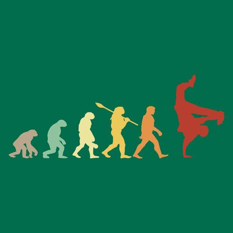 Evolution hip hop breakdance - hip hop gift idea