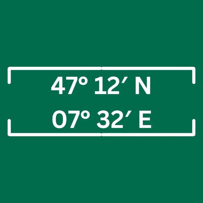 Coordinates Solothurn Minimalist