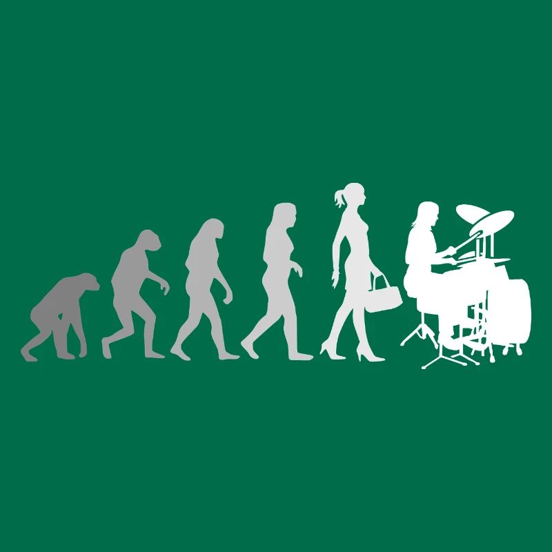 Evolution Schlagzeugerin Percussionniste