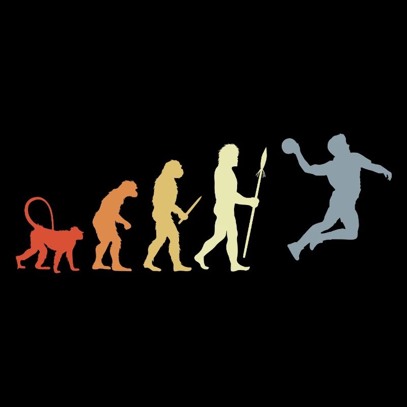 Joueur de handball Evolution