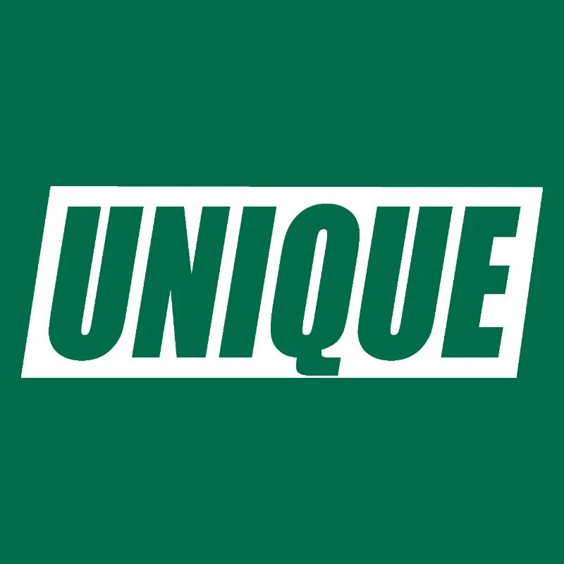 Unique Einzigartig Unikat Selbstwert Einzig Artig
