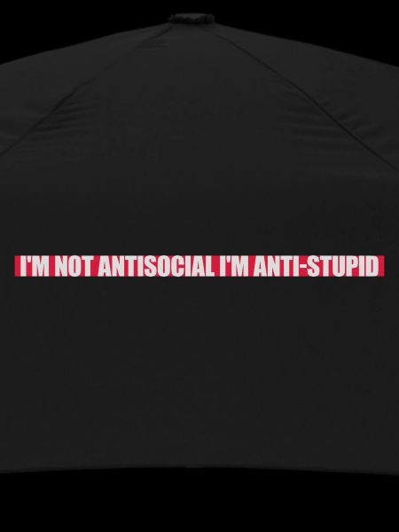 pas antisocial anti-stupide