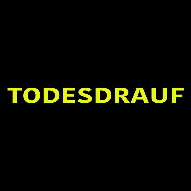 TODESDRAUF in Gelb by EMMEUNDAMPFE