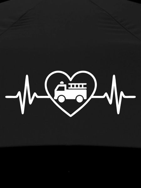Firefighter Truck Heart