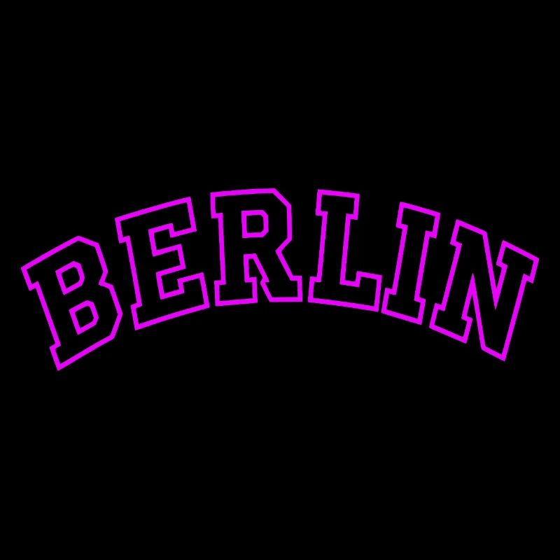Neon Berlin Bow Typography