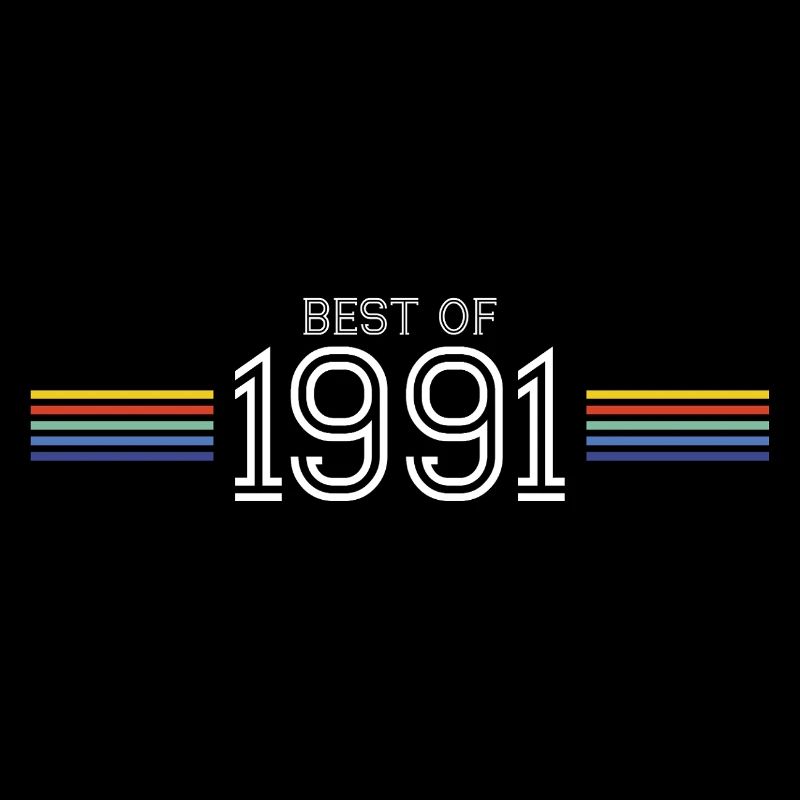 Best Of 1991 T-Shirt Humor-Geschenk