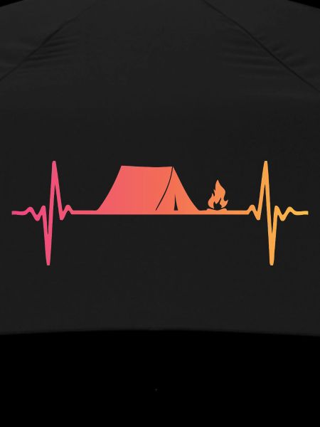 Camping Tent Sunset Heartbeat Tent
