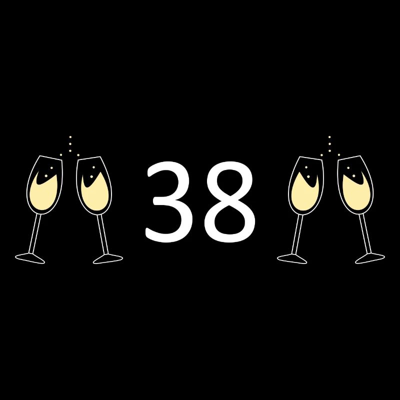 38e anniversaire 38 ans 38 ans numéro 38