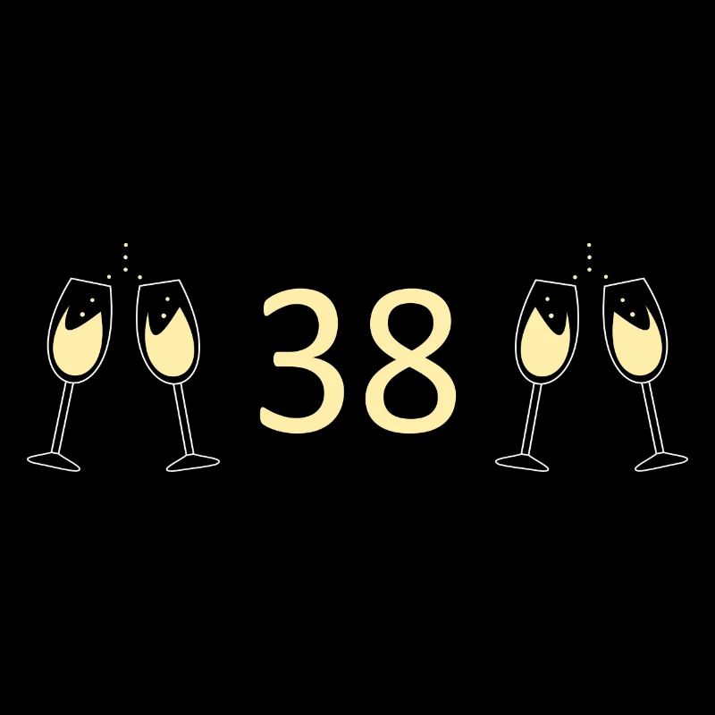 38e anniversaire 38 ans 38 ans numéro 38