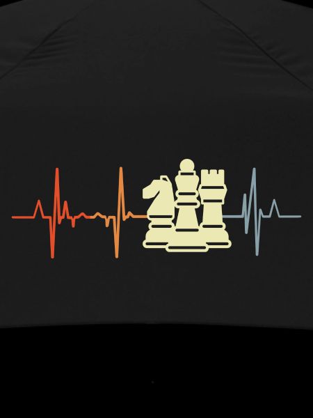 Chess Pieces Cardiogram