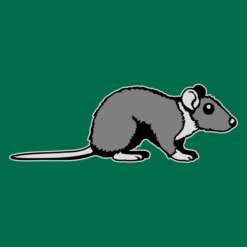 Profil secondaire de rat Mignon, bande dessinée drôle d’animal rongeur