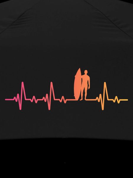 Surf Sunset Heartbeat Surfer Gift
