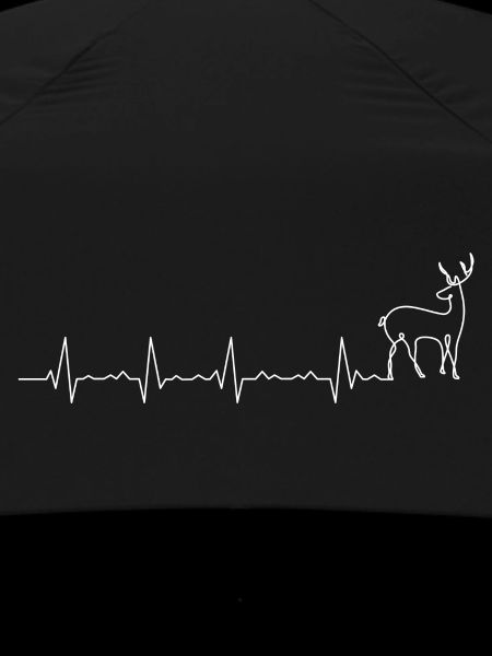 Deer Heartbeat Silhouette