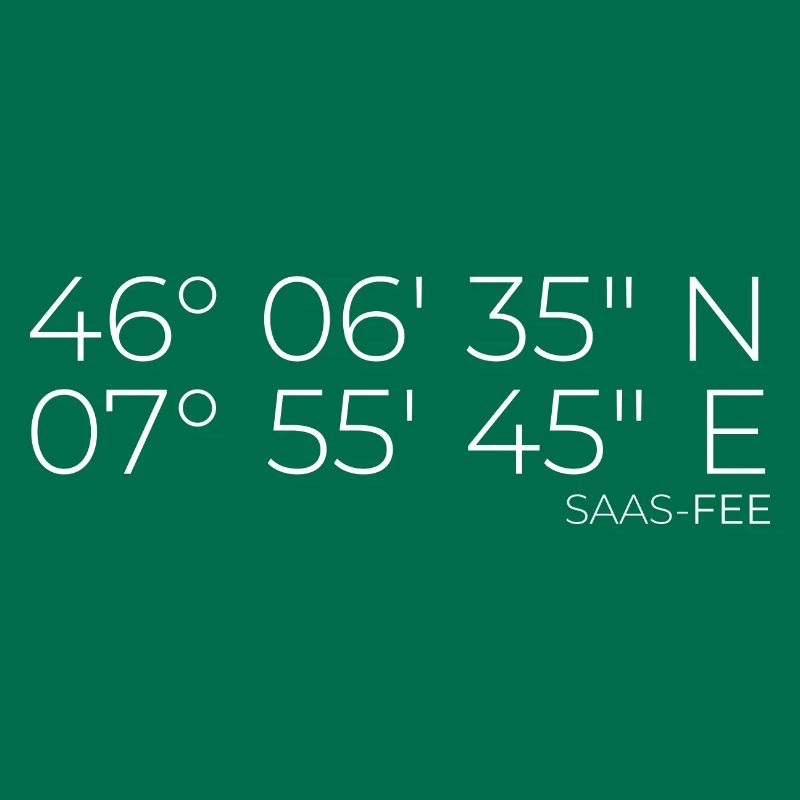 Coordinates Saas-Fee