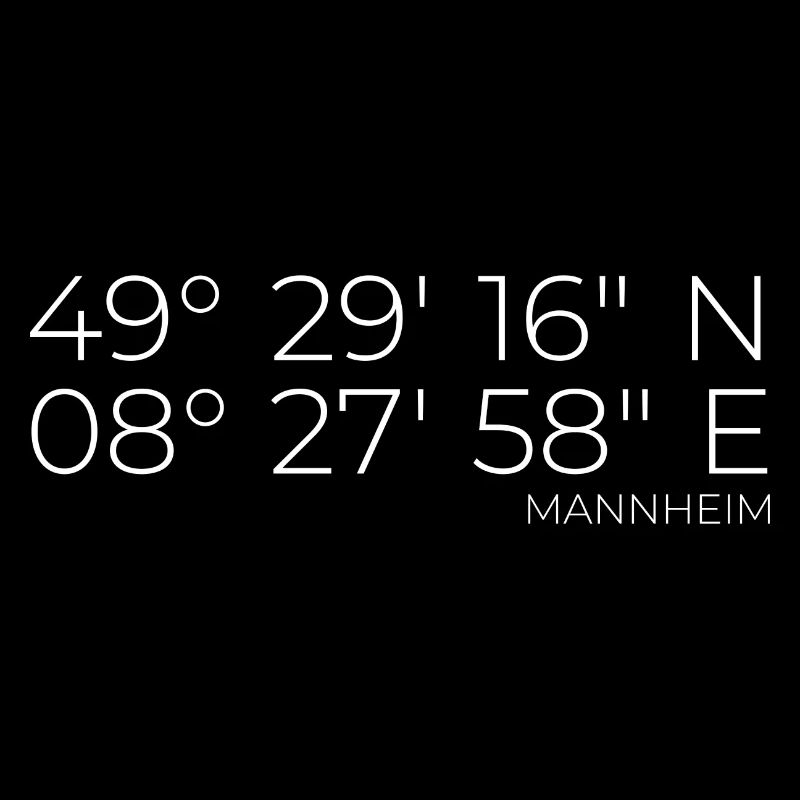 Coordinates Mannheim