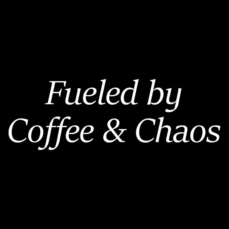 Fueled by coffee and chaos mama geschenk