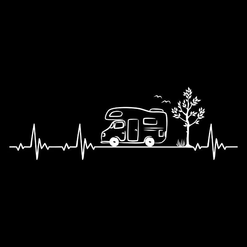 Camper Heartbeat for Camping Lovers Gift