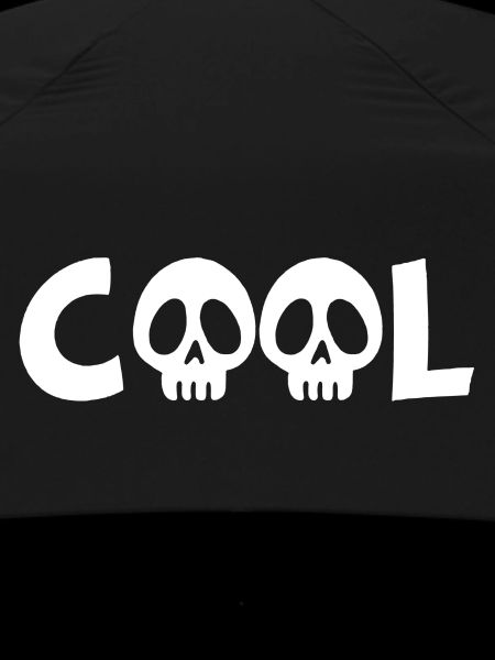 Skull and cool (white)