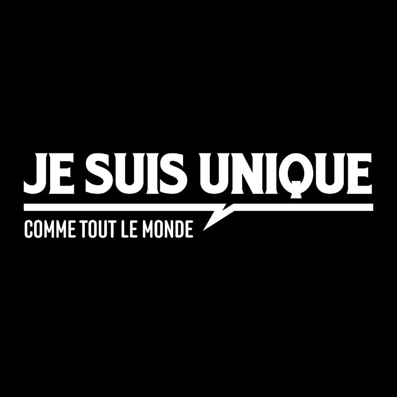 Je suis unique comme tout le monde